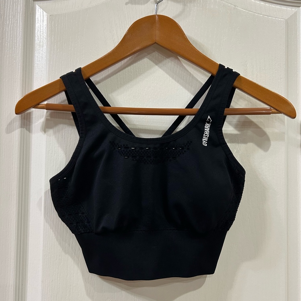 Gymshark Seamless Black Sports Bra